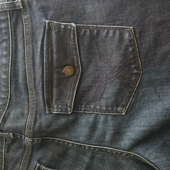 SOLD!⬇️💲GAP | Dark Washed Curvy Bowery Jean's Size 14R - Picture 5 of 7